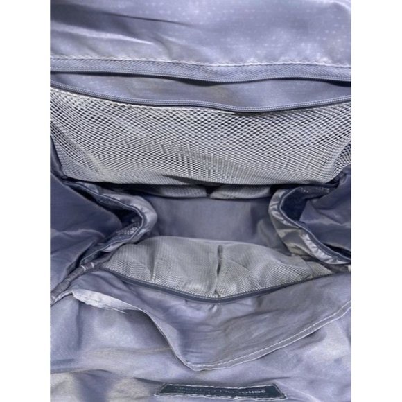 Multi Pocket Black Fabric Backpack main image 4